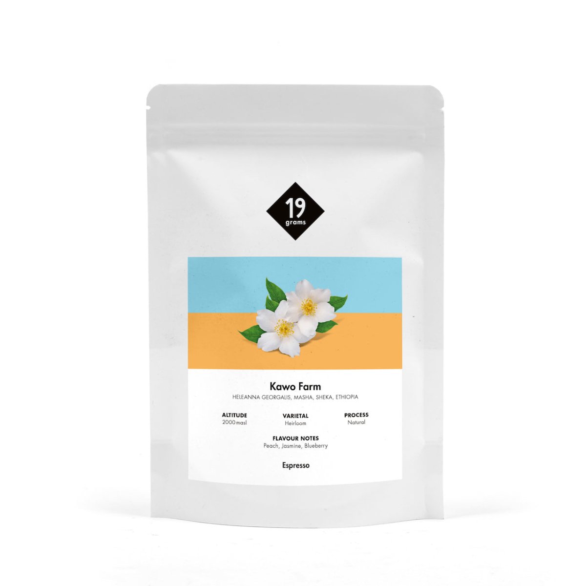 Kawo Farm - Ethiopia Espresso by 19grams Coffee
