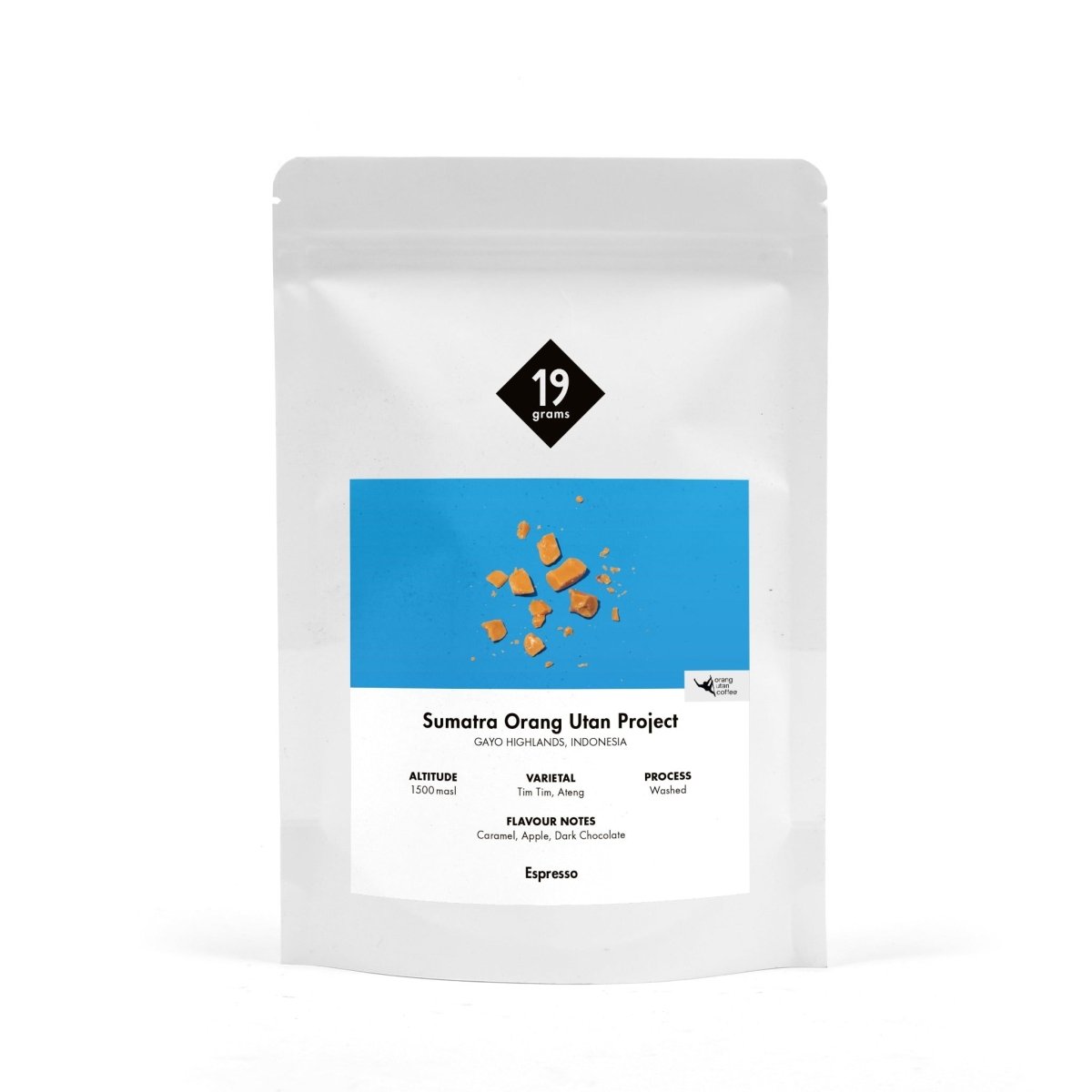 Orang Utan Sumatra - Classic Espresso by 19grams Coffee