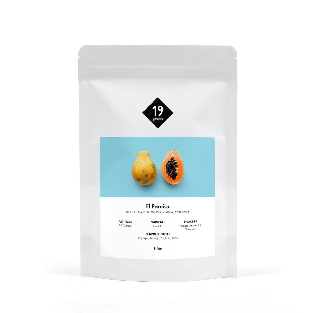 El Paraíso Tropical - Colombia Filter by 19grams Coffee
