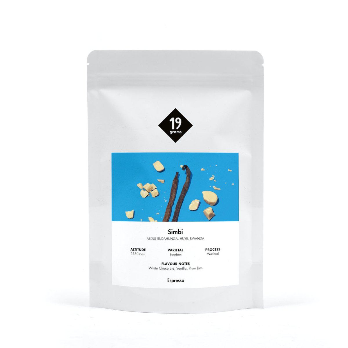 Simbi Washed - Rwanda Espresso by 19grams Coffee