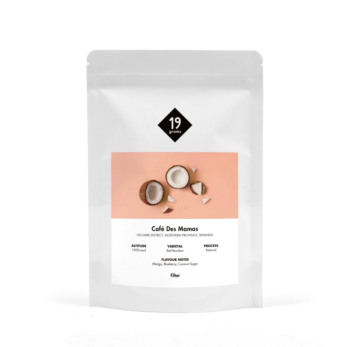 Café des Mamas Natural Bourbon - Rwanda Filter by…