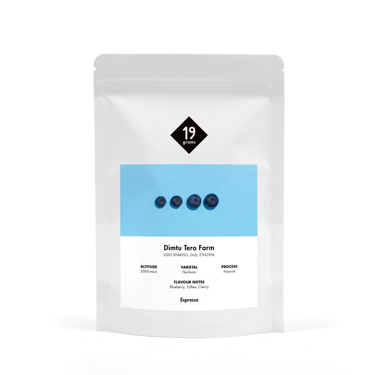 Dimtu Tero Natural - Ethiopia Espresso by 19grams Coffee