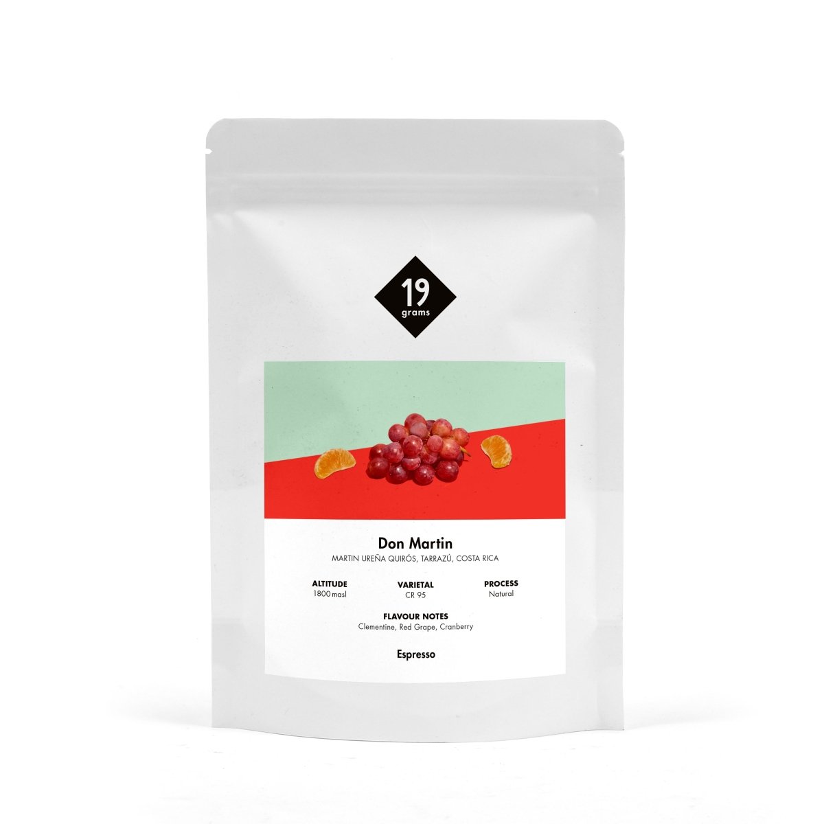 Don Martin CR95- Costa Rica Espresso by 19grams Coffee