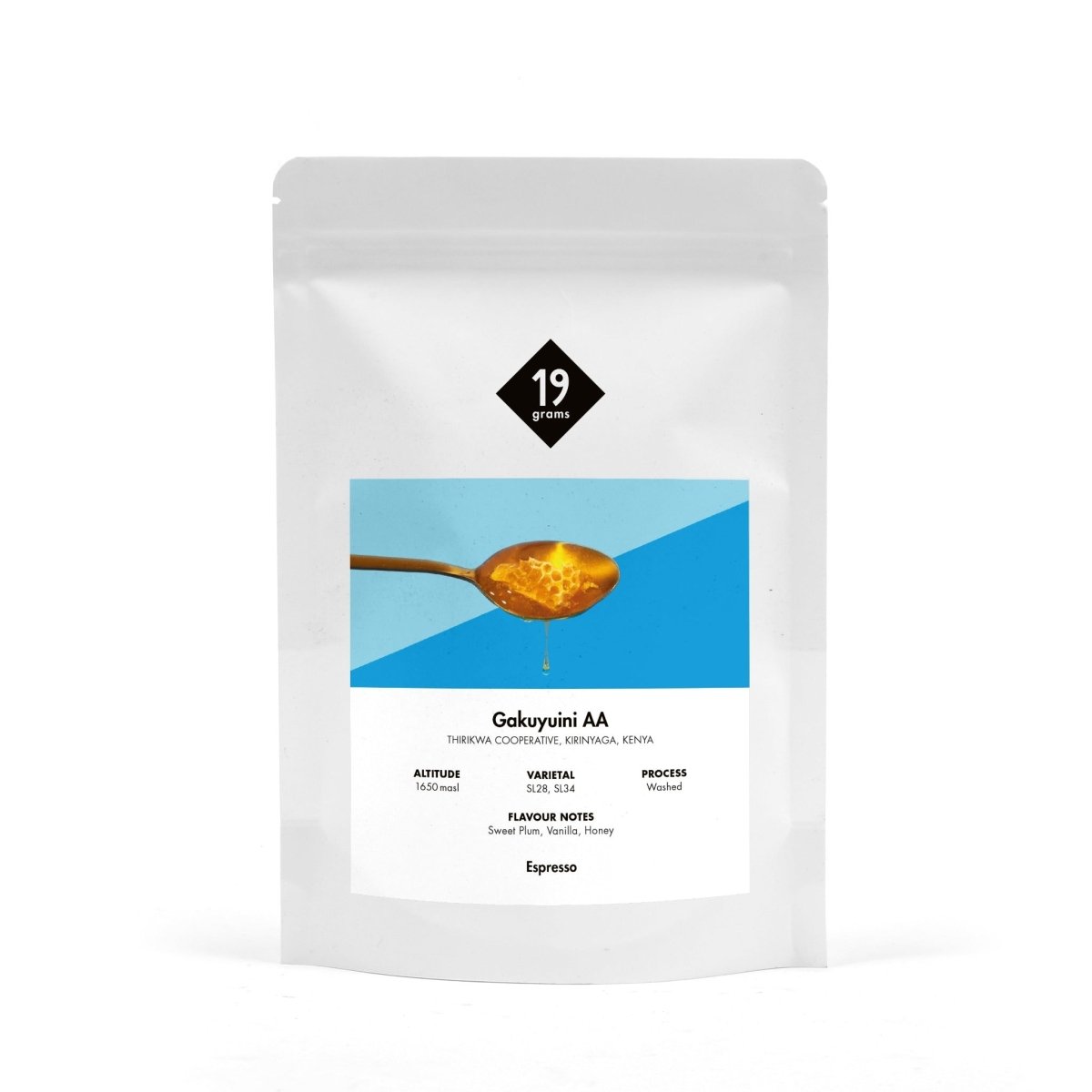 Gakuyuini AA - Kenya Espresso by 19grams Coffee