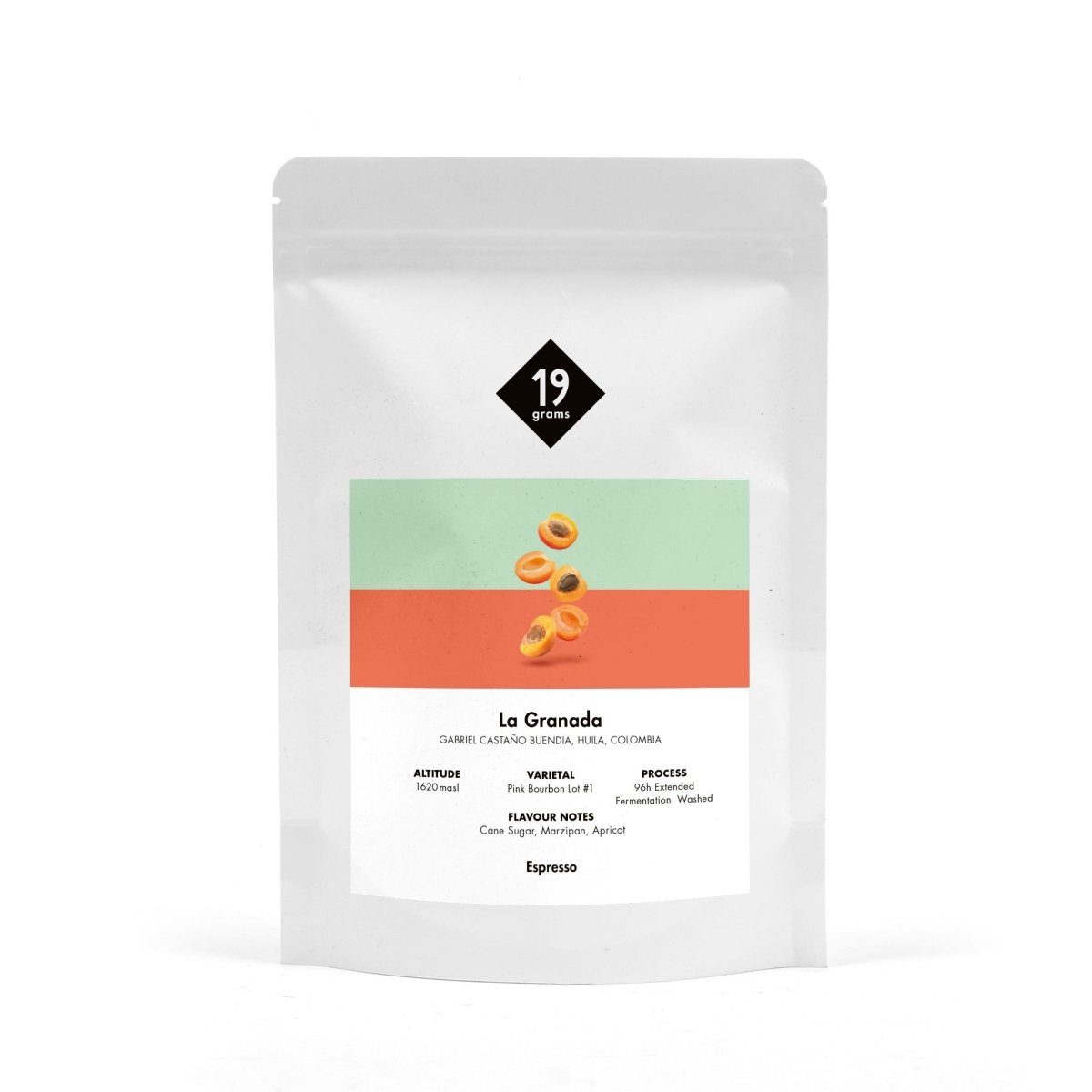 La Granada 96h - Colombia Espresso by 19grams Coffee