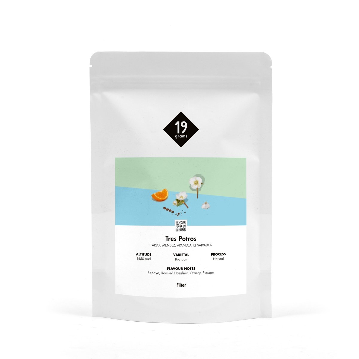 Los Tres Potros Bourbon - El Salvador Filter by 19grams…