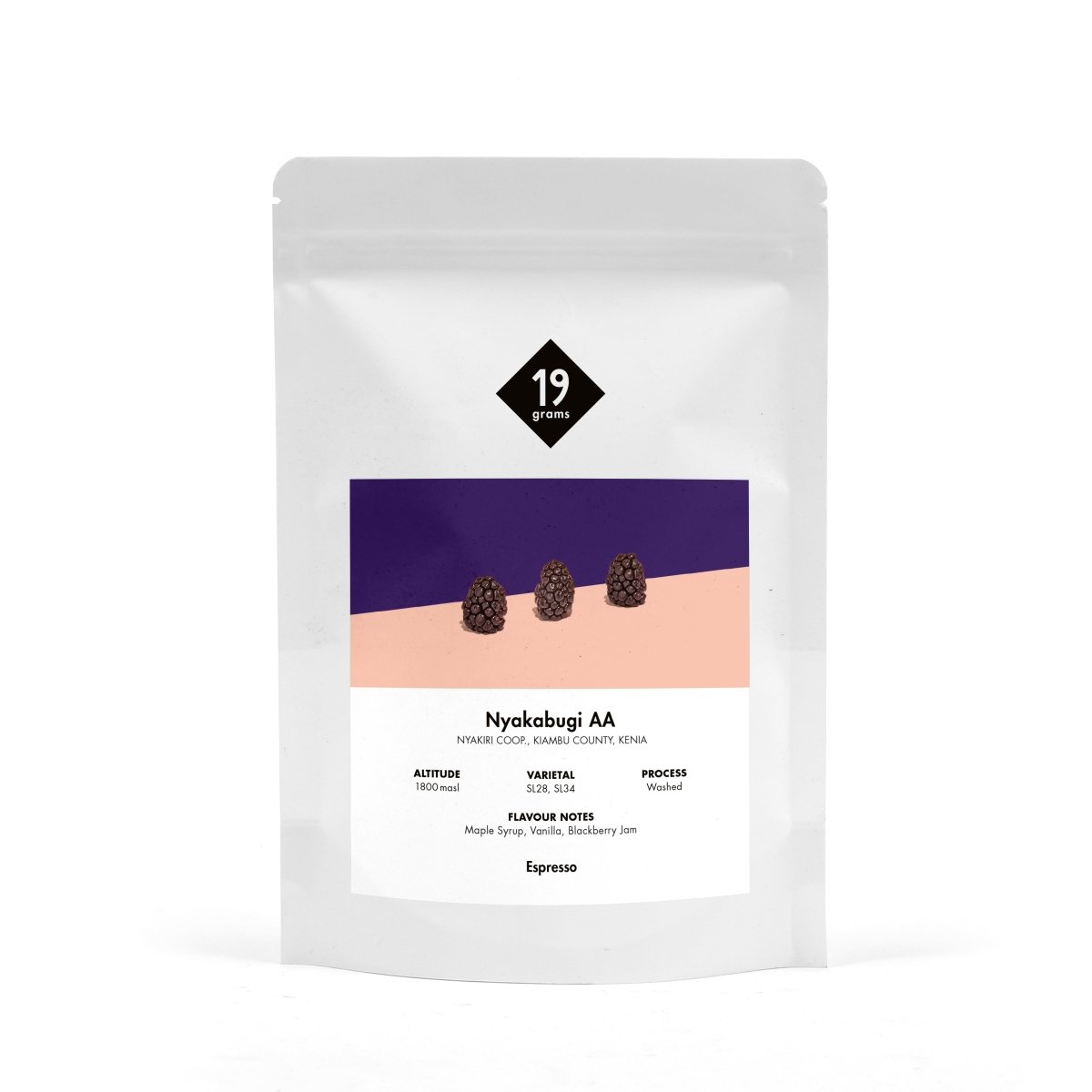Nyakabugi AA - Kenya Espresso by 19grams Coffee