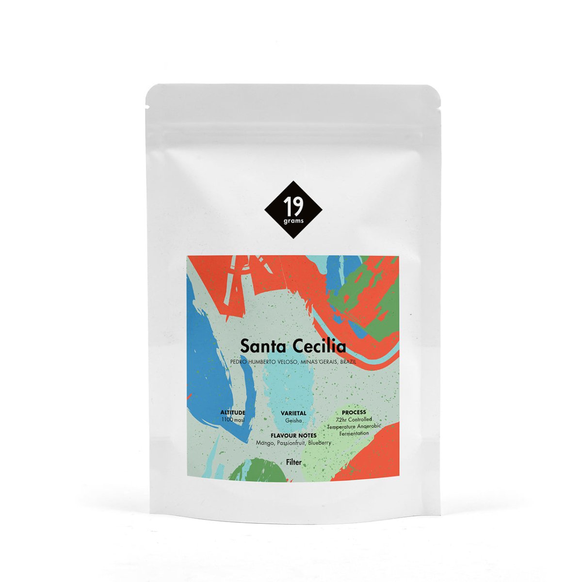 Santa Cecilia Geisha - 72h Fermentation - Brazil Espresso — Brazil by 19grams Coffee
