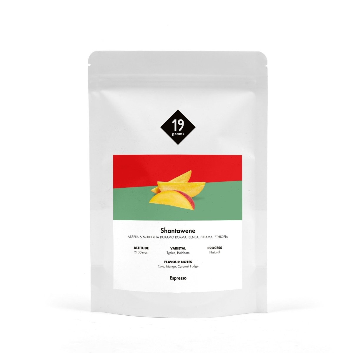 Shantawene Natural - Ethiopia Espresso by 19grams Coffee