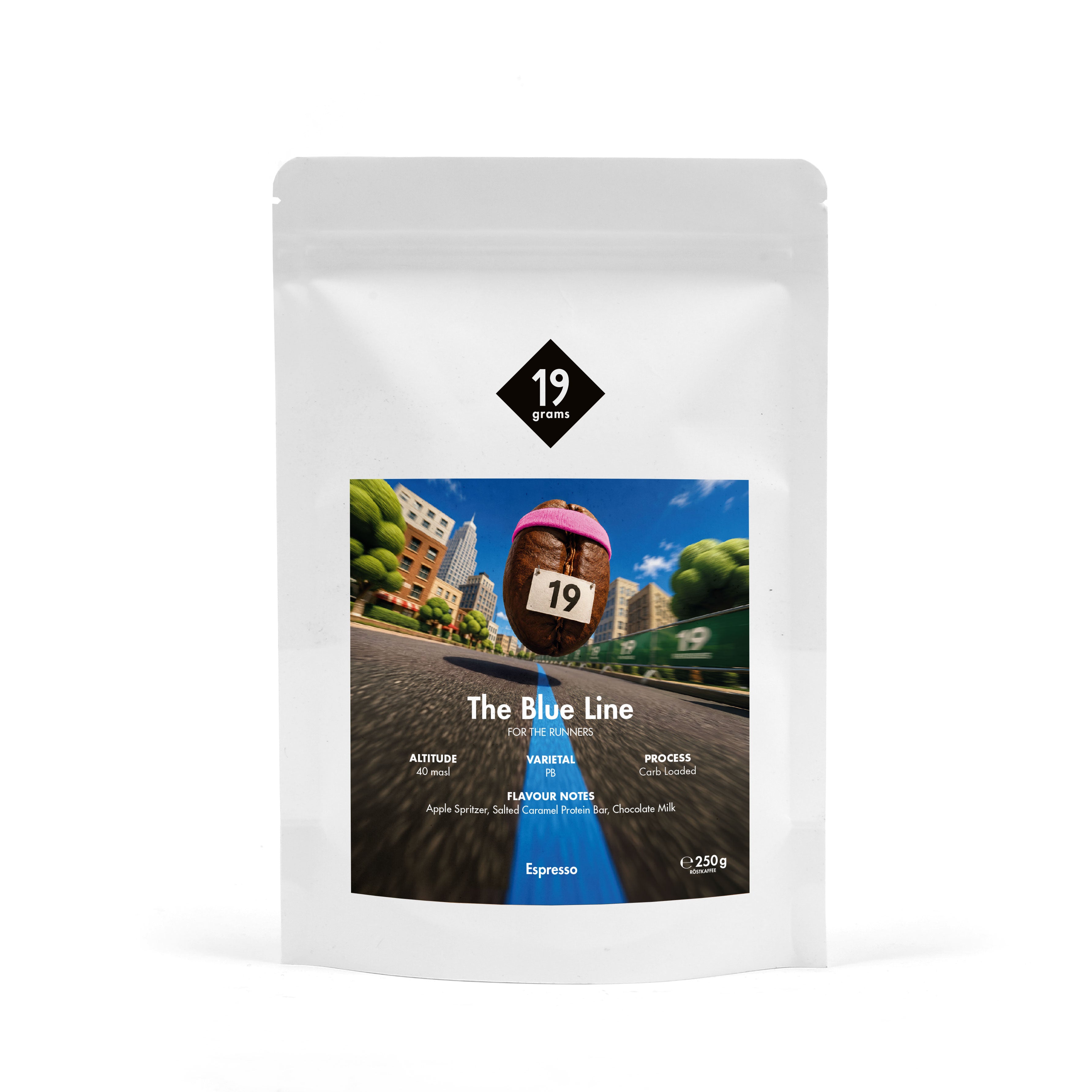 The Blue Line - For the Runners by 19grams Coffee