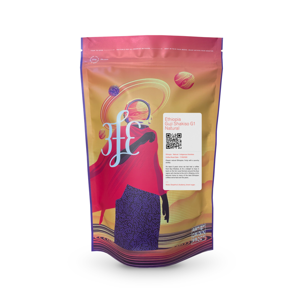 Ethiopia - Guji Shakiso GR1: Natural, Indigenous varieties — Ethiopia by 3FE
