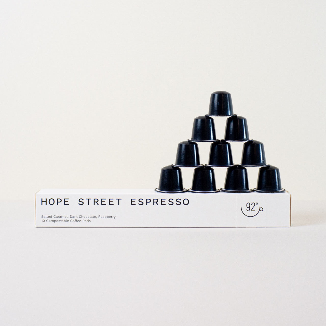Hope Street Espresso Compostable Pods by 92 Degrees Coffee