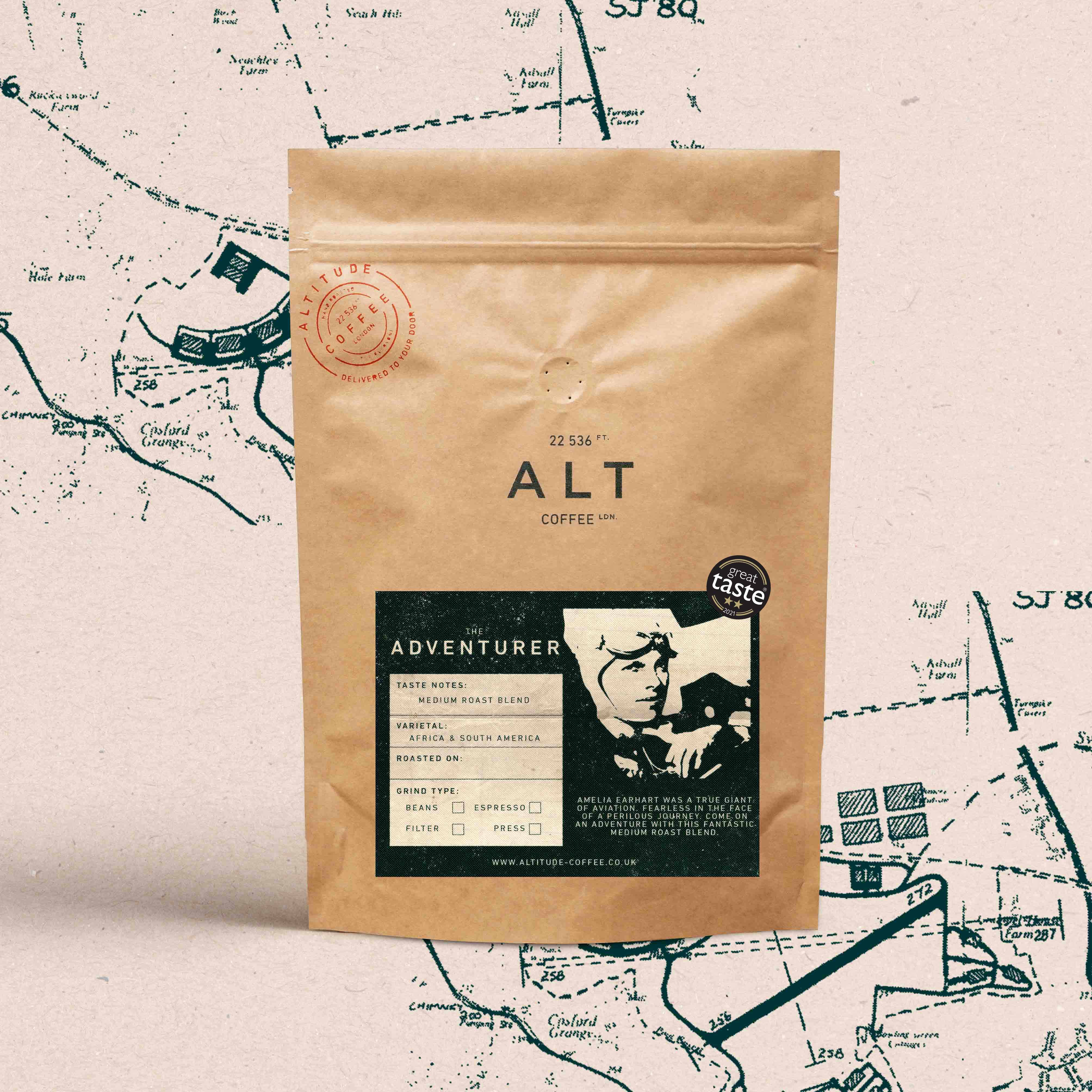 The Adventurer Blend by Altitude Coffee London