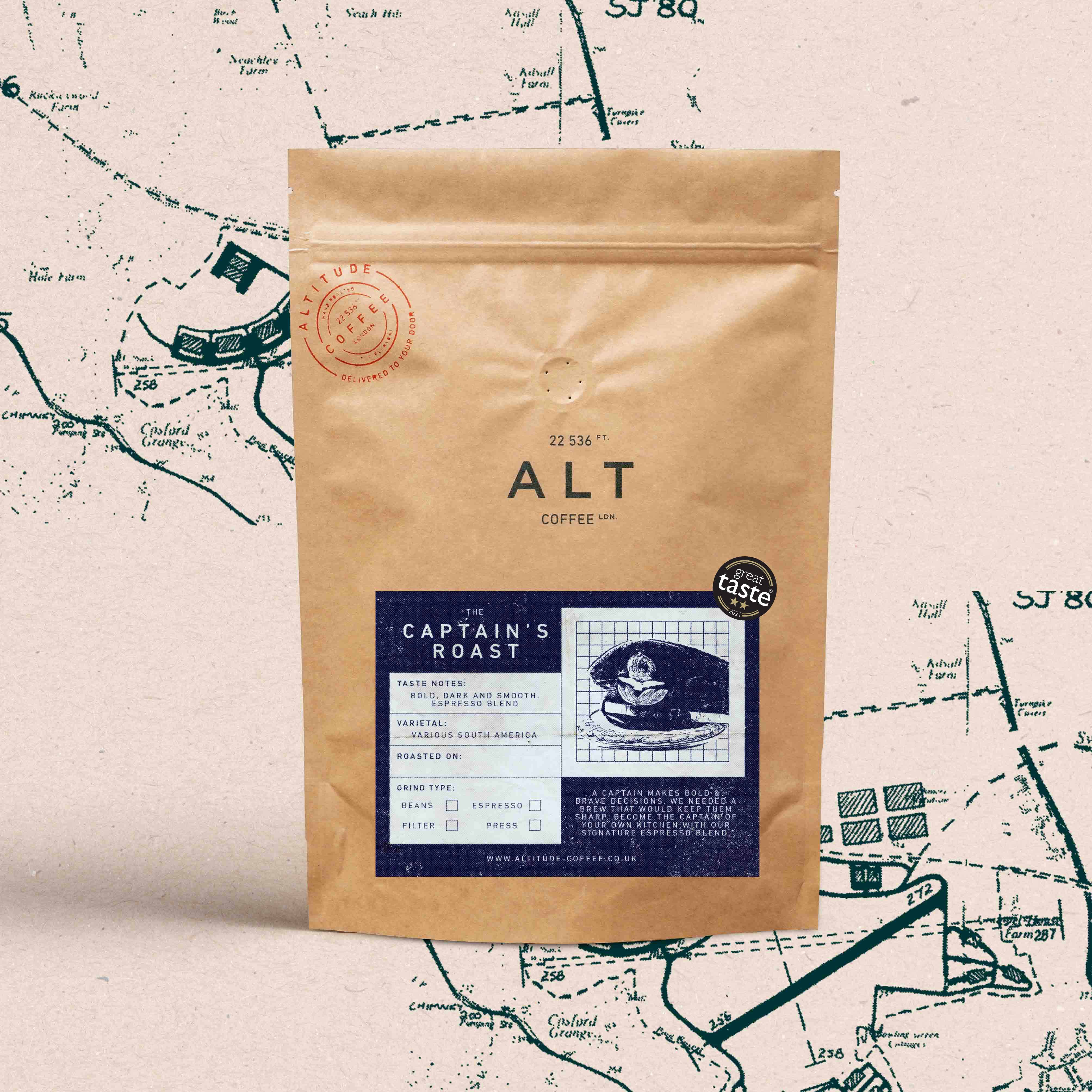 The Captain’s Roast - Espresso Blend by Altitude Coffee…