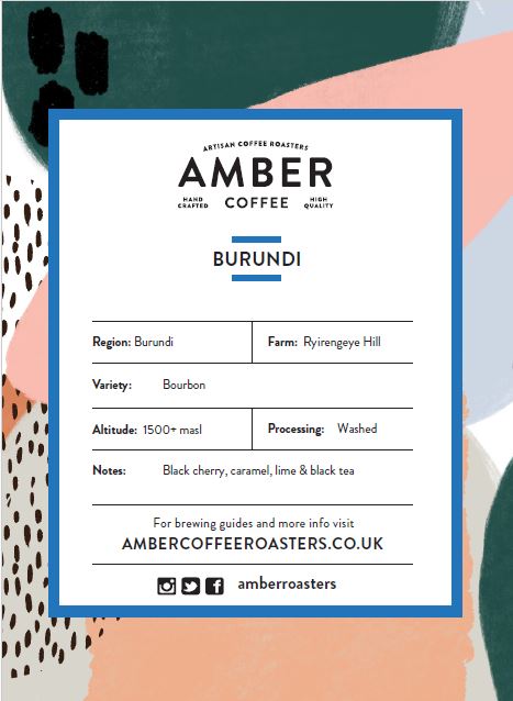 BURUNDI RYIRENGEYE HILL (FREE DELIVERY) by Amber Coffee…