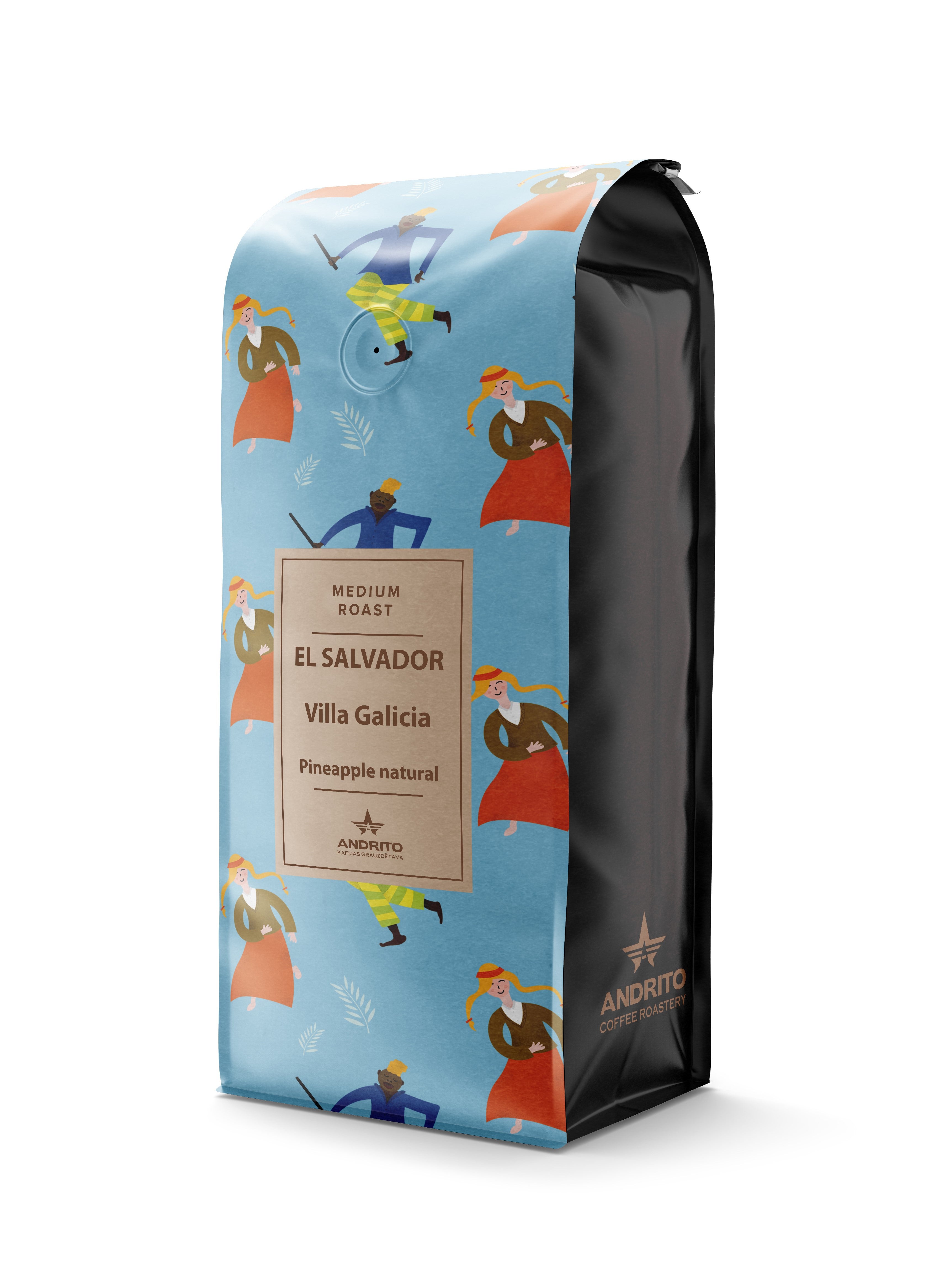 EL SALVADOR Villa Galicia Pineapple Natural Medium — El Salvador by Andrito Coffee Roastery