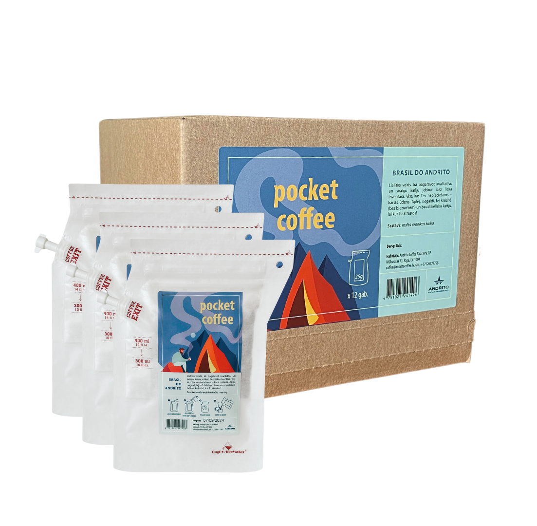 Pocket Coffee box (12 pcs) by Andrito Coffee Roastery