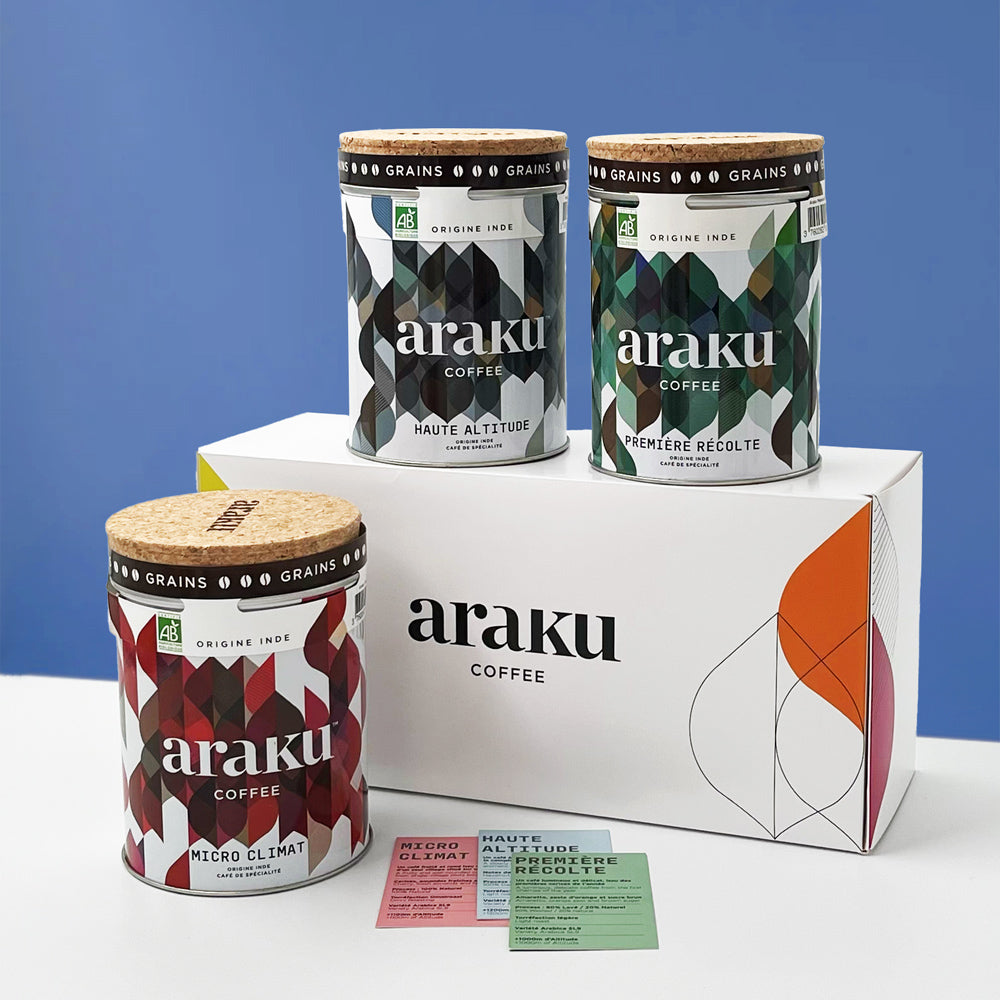 Coffee Filter Box 3 Boxes 200g - Whole Bean/Ground by Arakucoffee