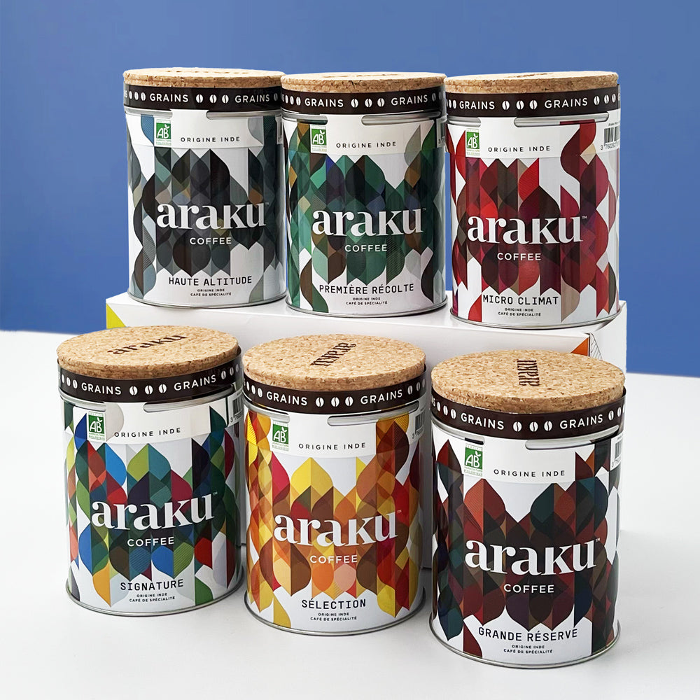 Red Earth Coffee Beans - 200G Box — India by Arakucoffee