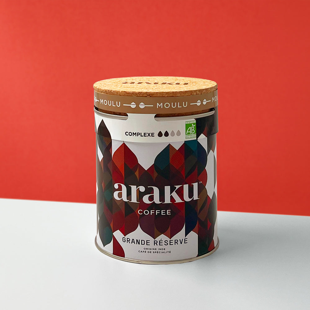 Grande Réserve Ground Coffee - 200g Tin by Arakucoffee