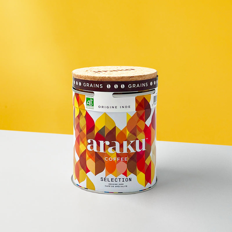 Sélection Café Grains - Boite 200G — India by Arakucoffee