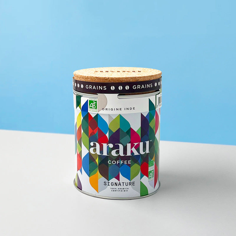 Signature Café Grains - Boite 200G — India by Arakucoffee
