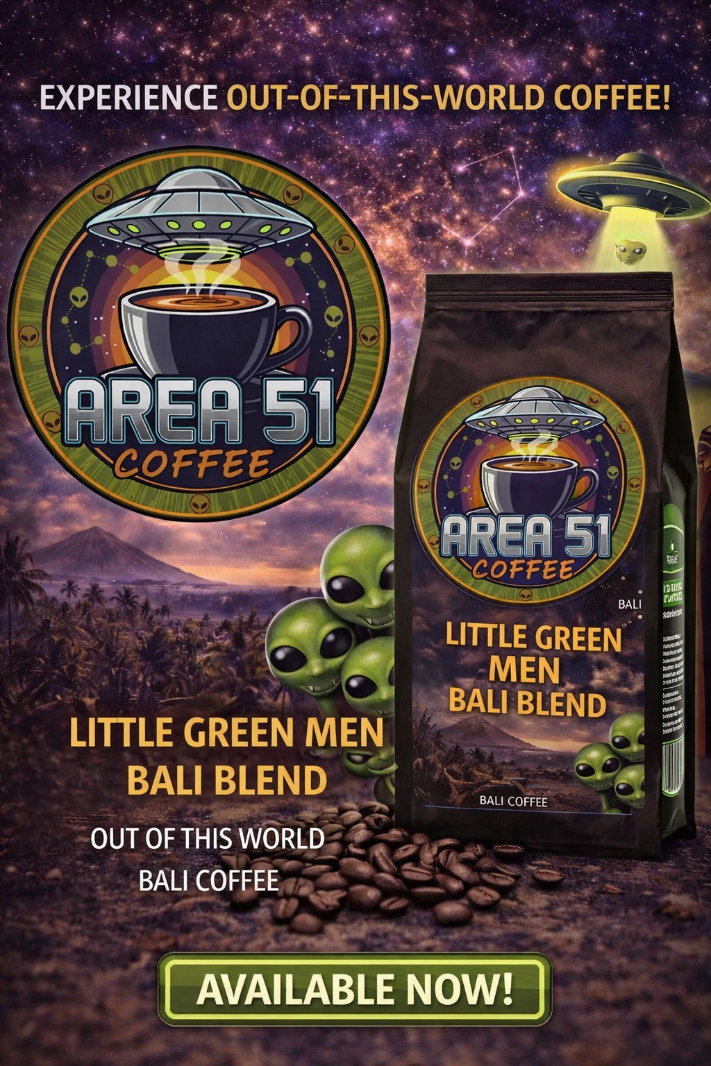 Little Green Men Bali (Coffee Pods) — Indonesia