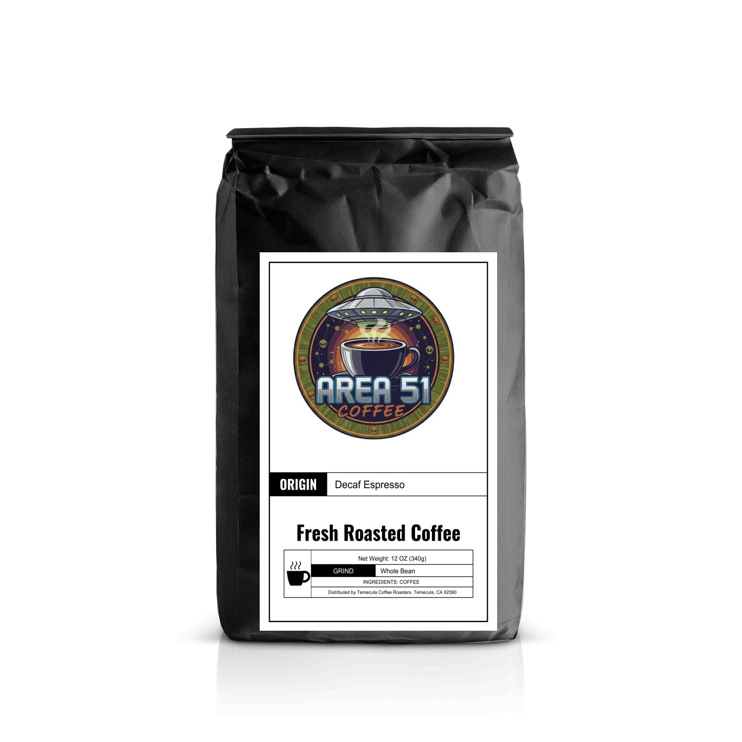 Dark Matter Decaf Espresso by Area51 Coffee Roasters