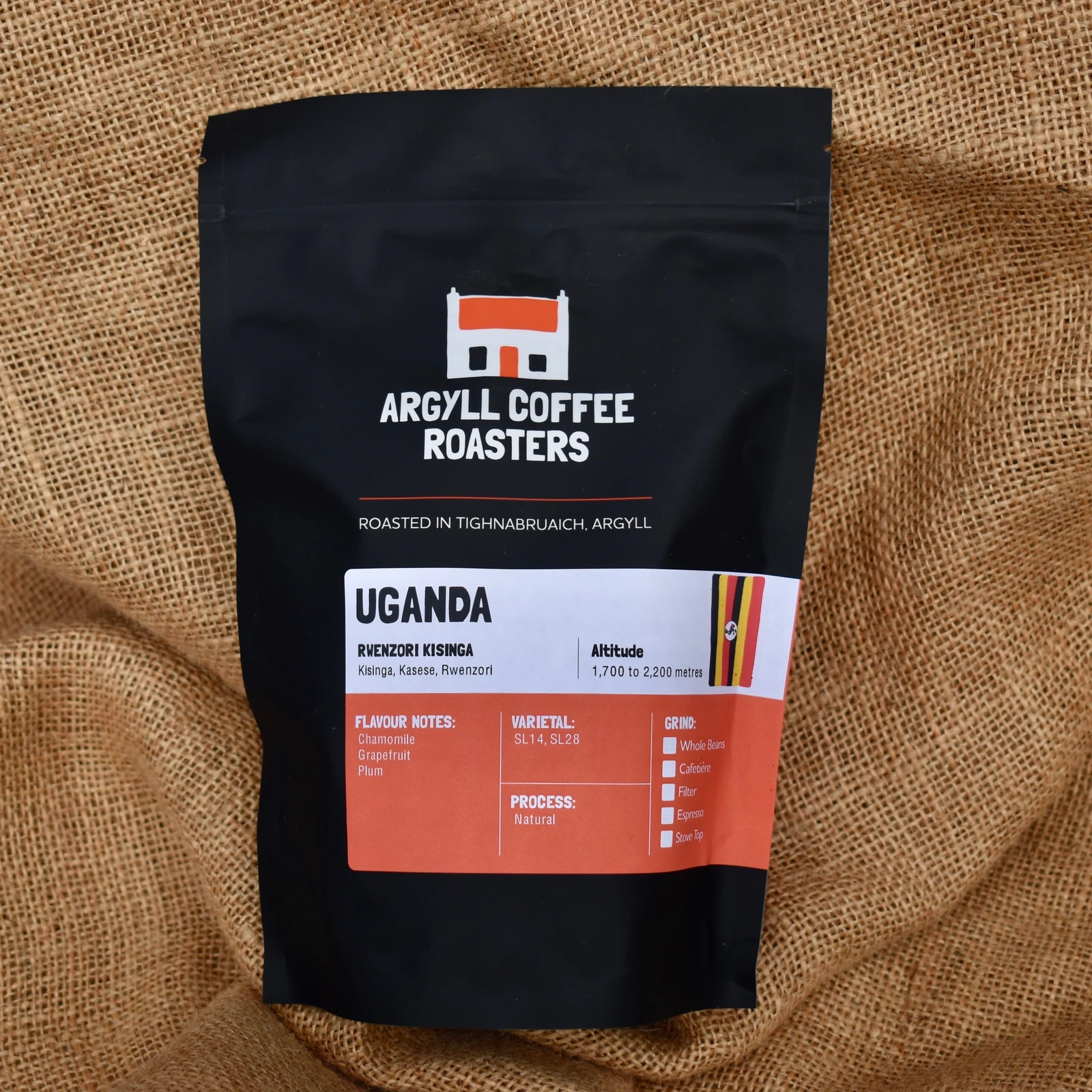 Uganda Rwenzori Kisinga Natural by Argyll Coffee Roasters