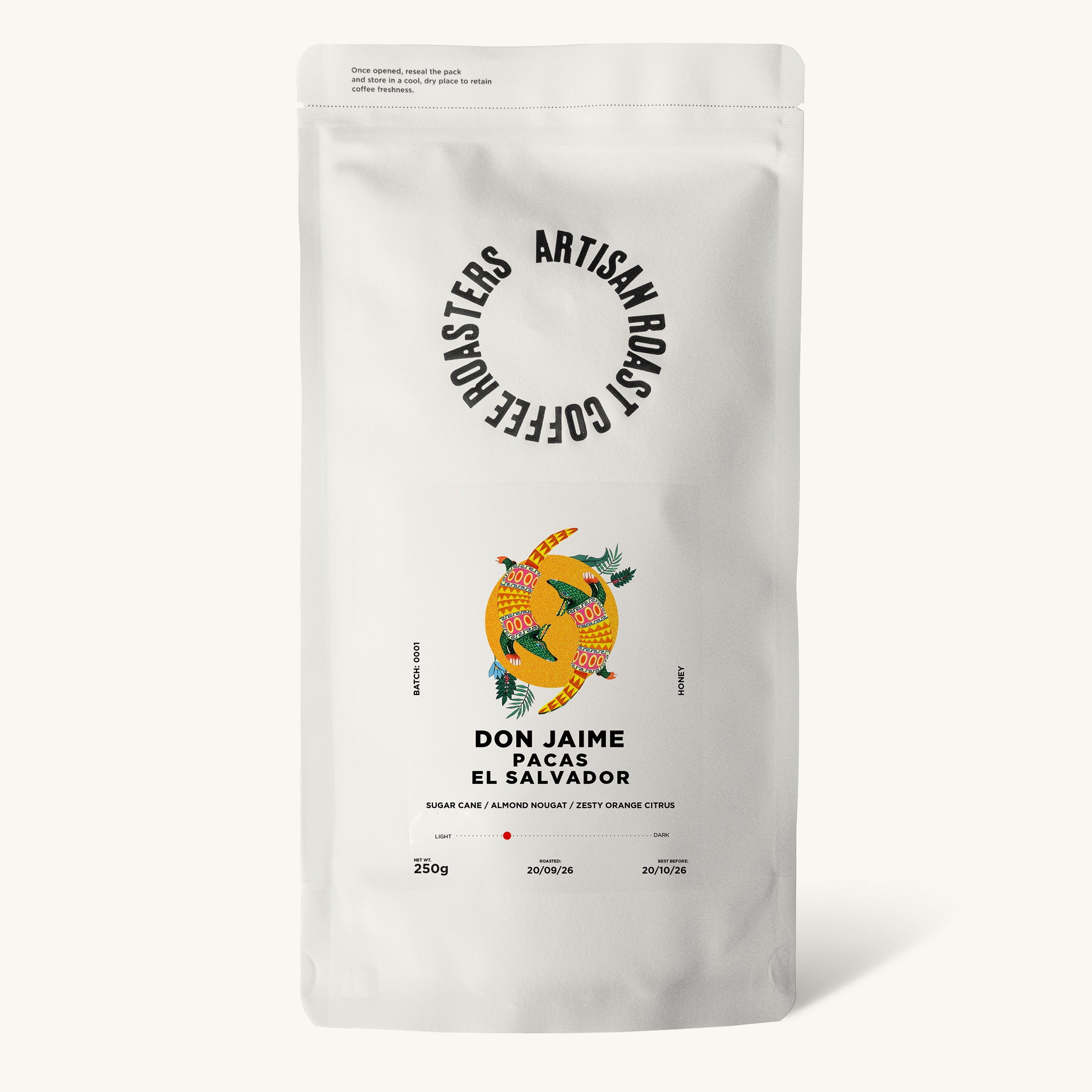 Don Jaime Pacas — El Salvador by Artisan Roast Coffee Roasters