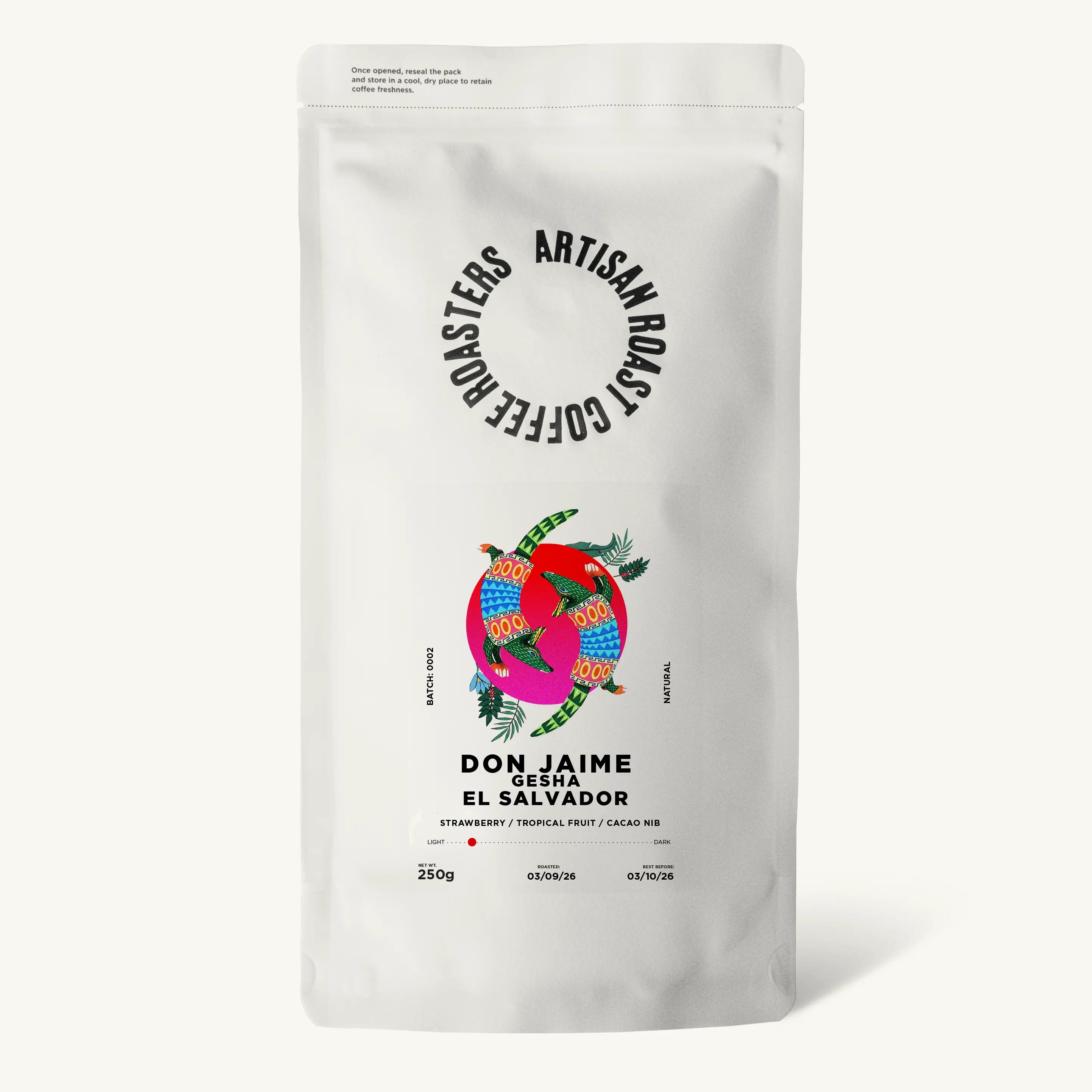 Don Jaime Gesha by Artisan Roast Coffee Roasters