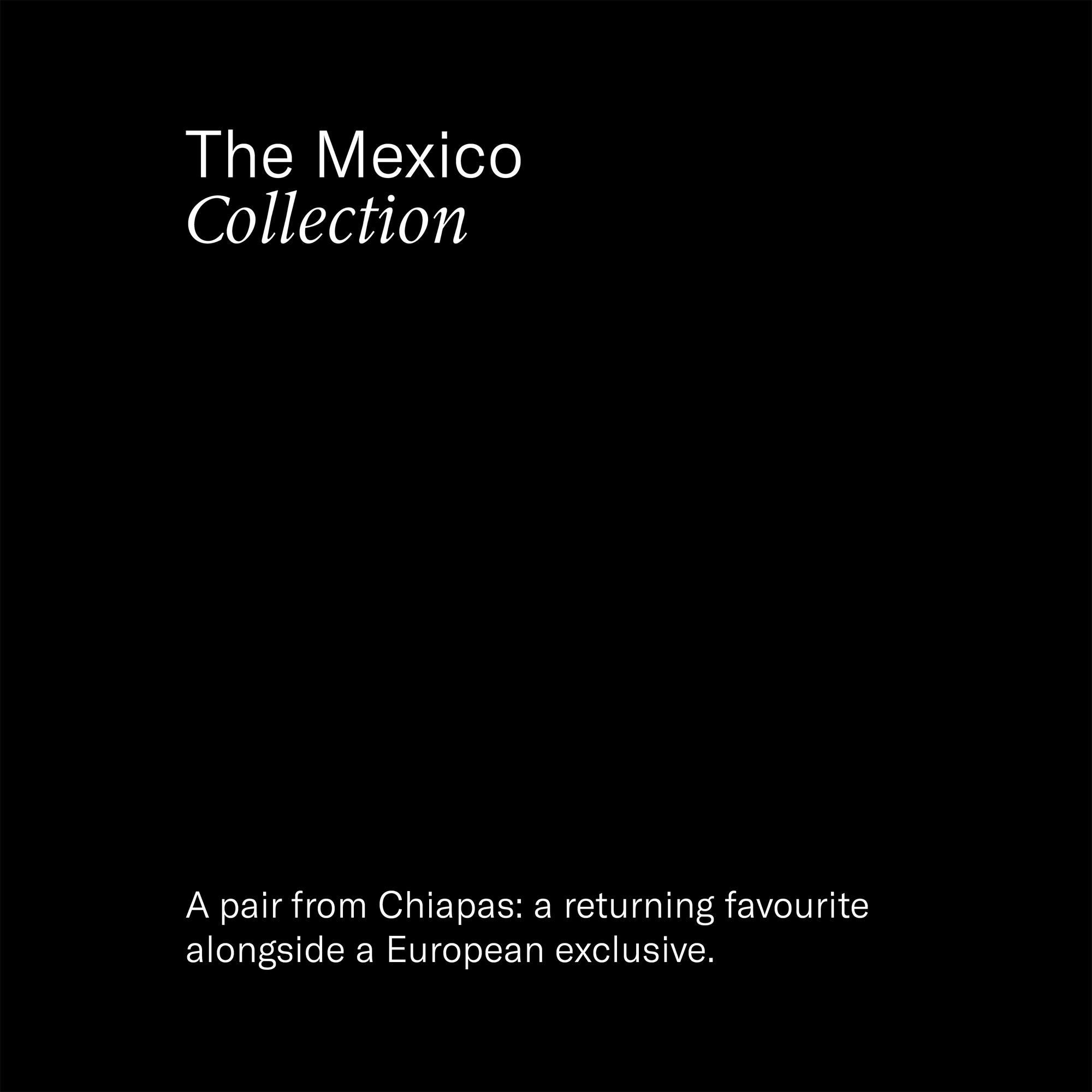 The Mexico Collection by Assembly Coffee