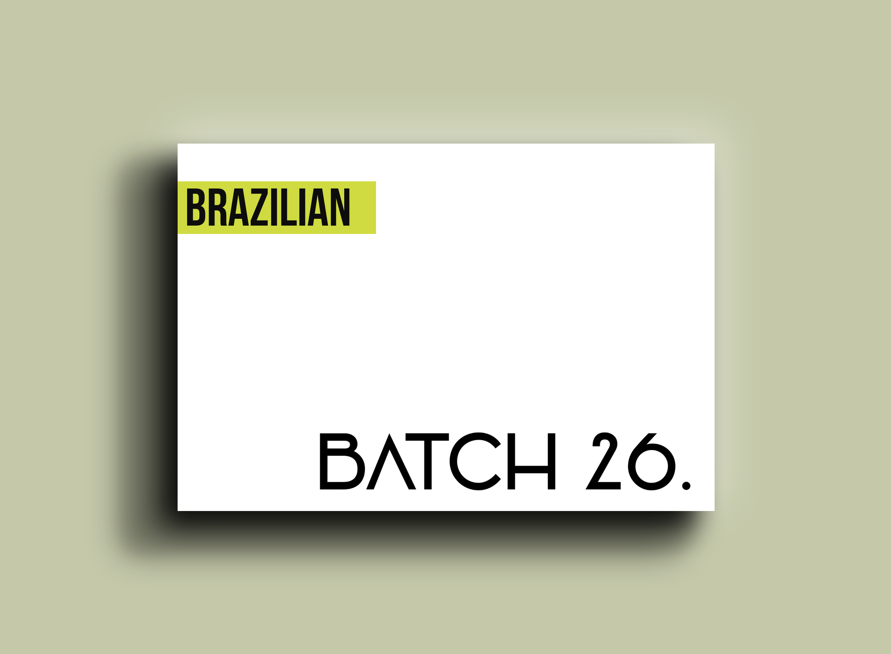 Brazilian Coffee Beans by Batch26 Coffee Co