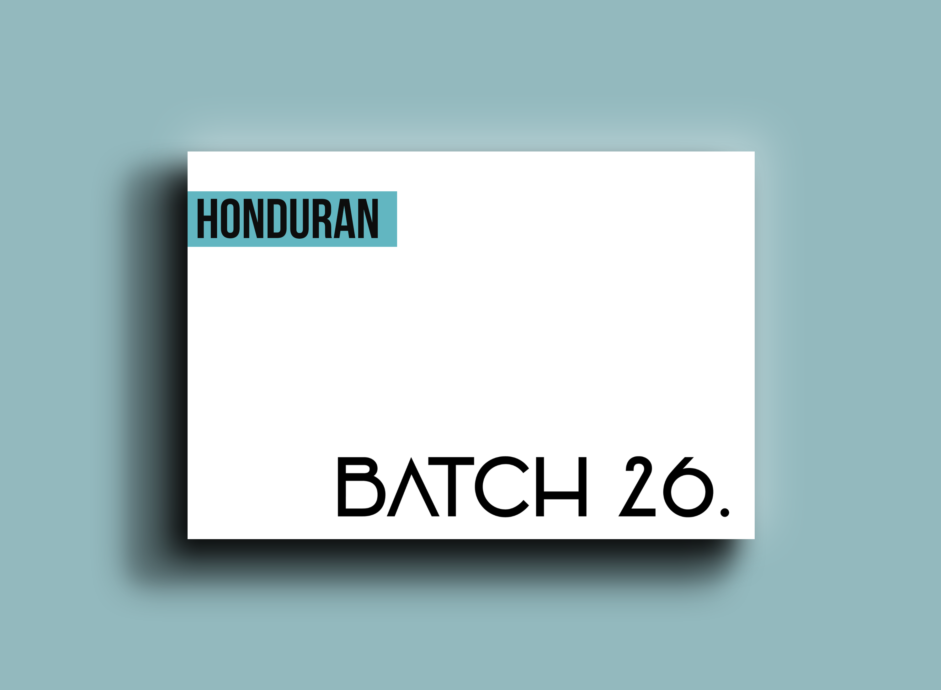 Honduran Coffee Beans — Honduras by Batch26 Coffee Co