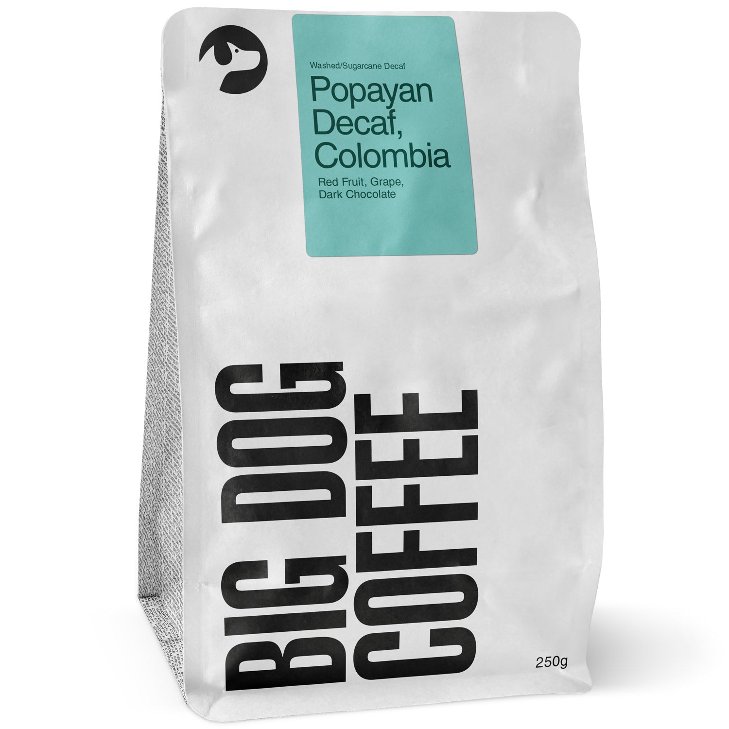 Colombia, Popayan Sugarcane Decaf by Big Dog Coffee