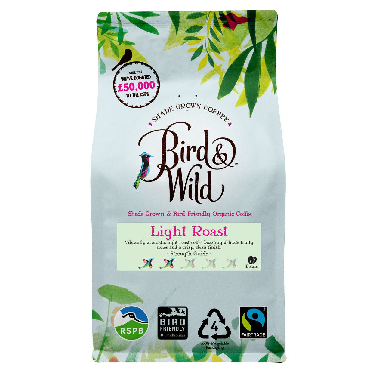 Light Roast Fairtrade Organic Beans & Ground - 200g, 1kg…