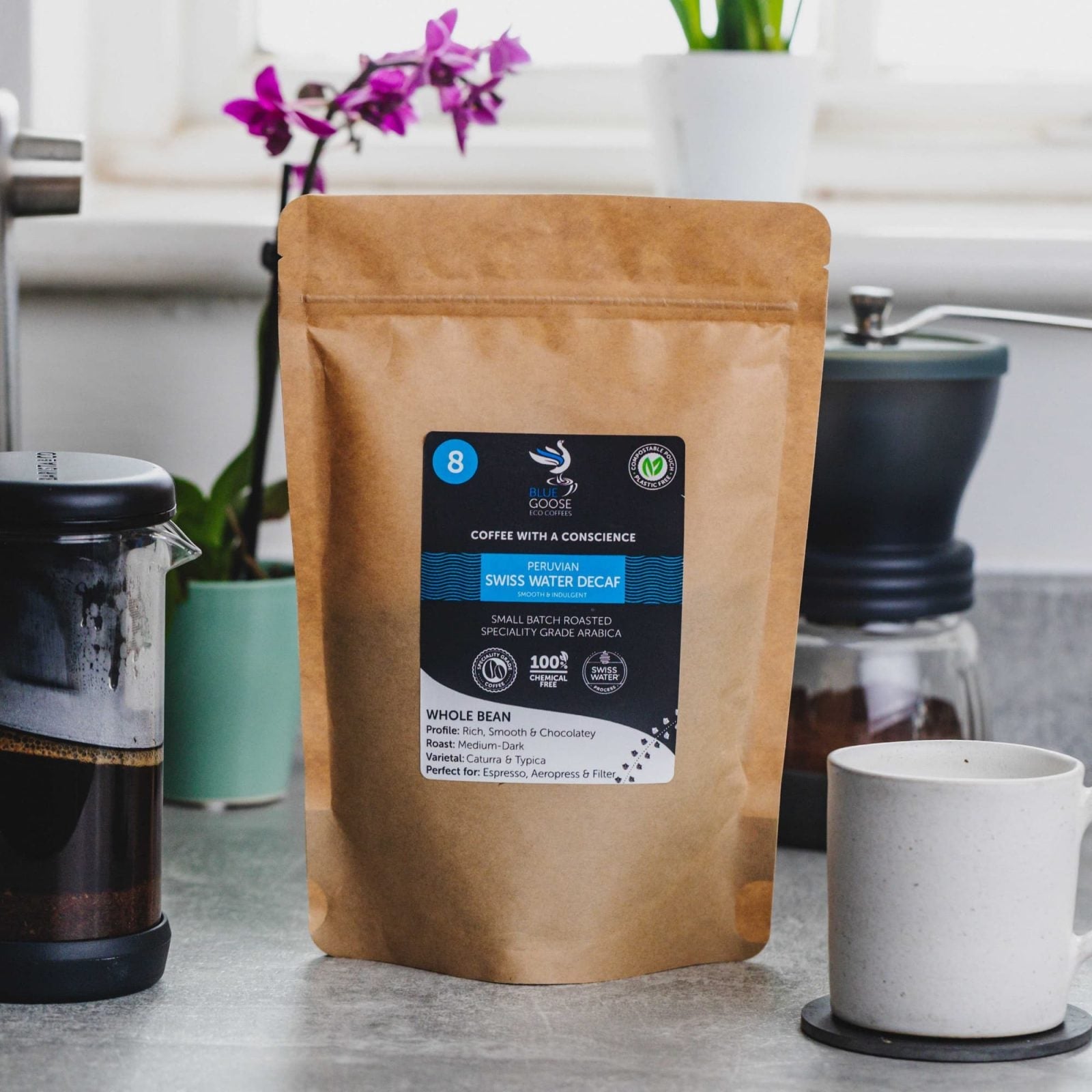 Swiss Water Decaf Coffee - Bean & Ground (Seasonal) by…