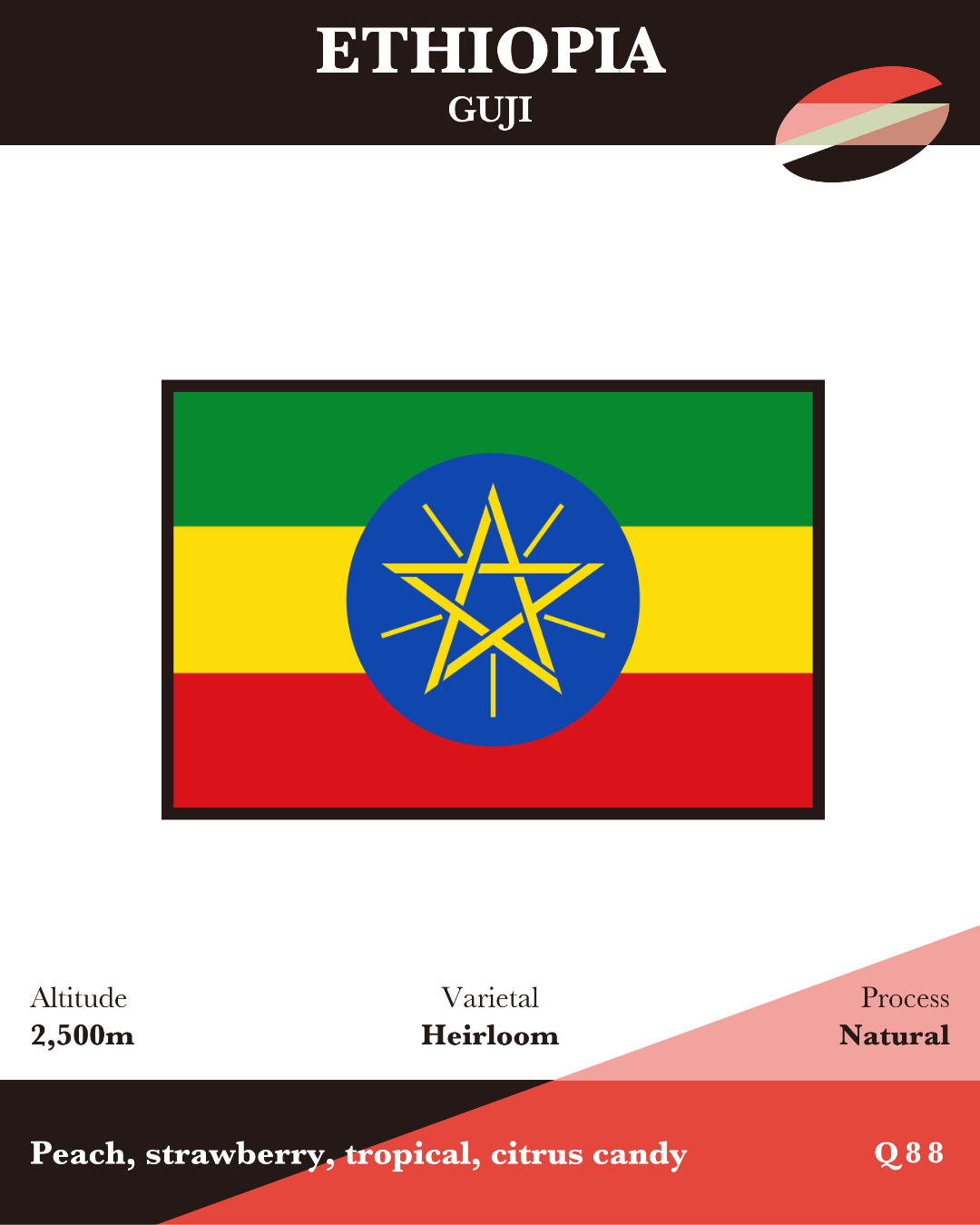 ETHIOPIA (Awash River Natural) by Broadway Coffee Roasters