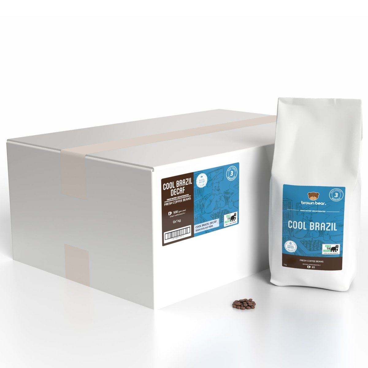 Brazilian Swiss Water Decaf Coffee Case 6x1kg - Cool…