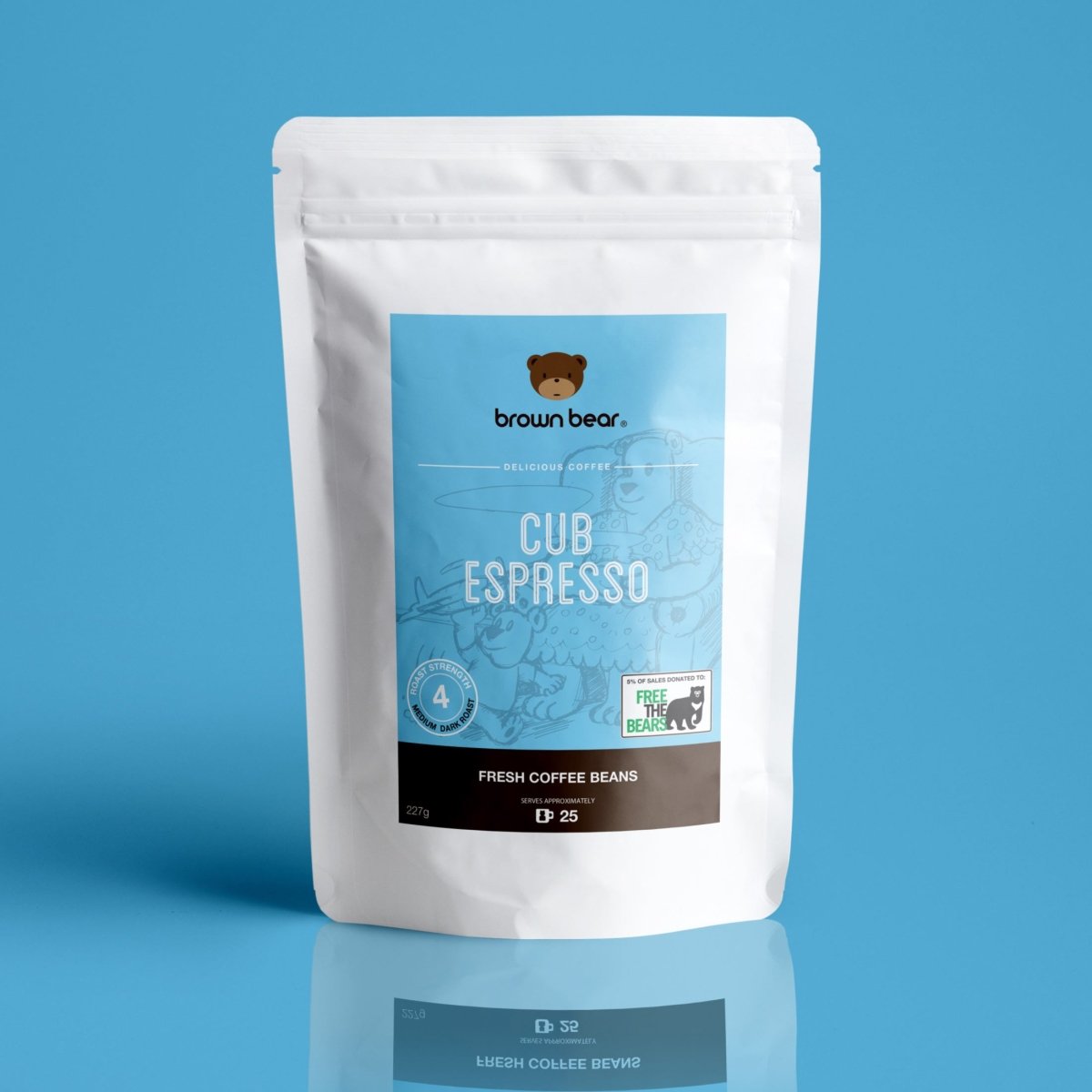 Medium Dark Roast Coffee - Cub Espresso - Strength 4 by…
