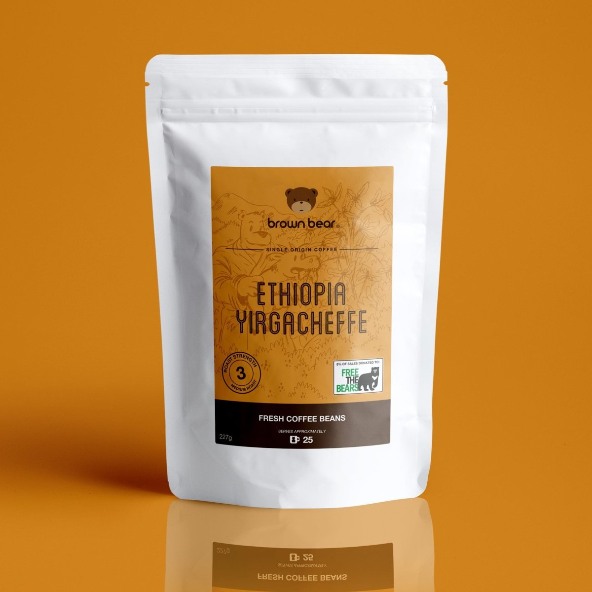 Ethiopia Yirgacheffe Coffee - Medium Roast - Strength 3…