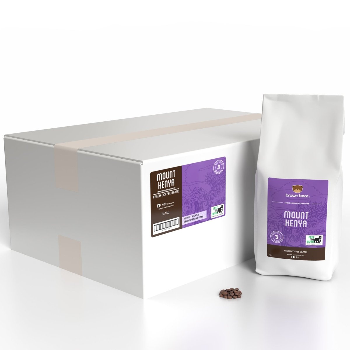 Kenyan Coffee Case 6x1kg - Medium Roast - Strength 3 by…
