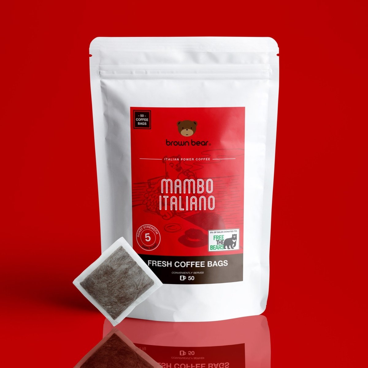 Coffee Bags - Strong Dark Roast Mambo Italiano…