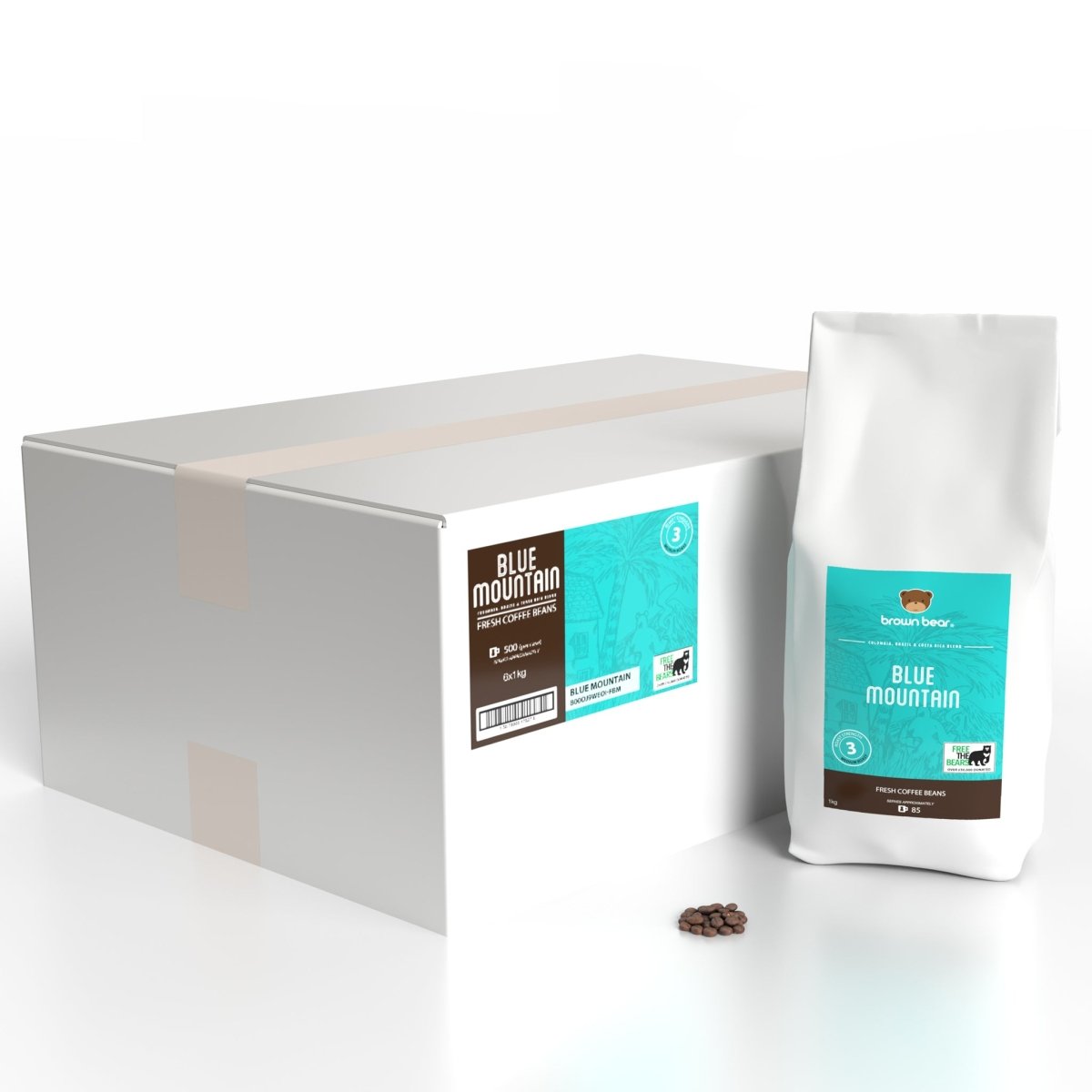 Medium Roast Coffee Case 6x1kg - Blue Mountain by Brown…