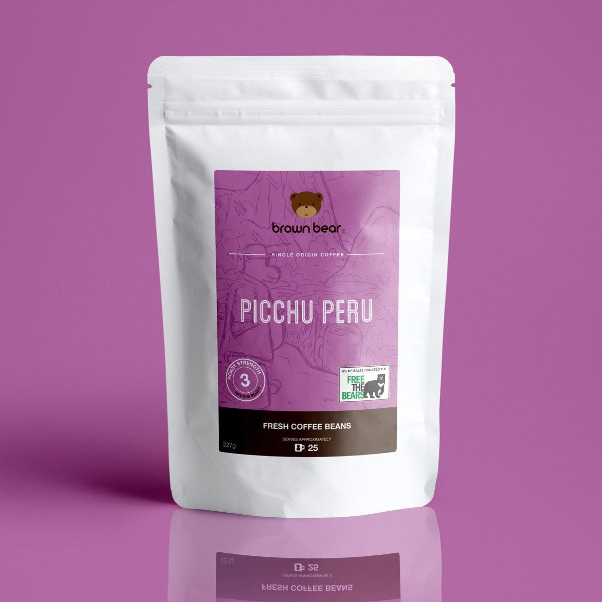 Peruvian Coffee - Medium Roast - Strength 3 - Picchu…