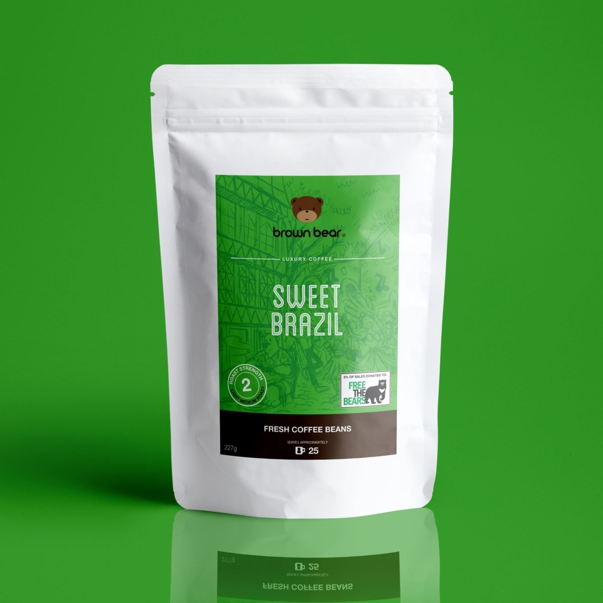 Brazilian Coffee - Light Medium Roast Coffee - Sweet…