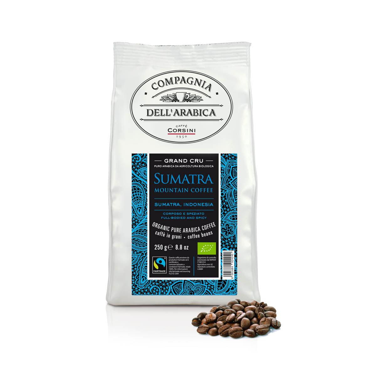 Coffee Beans | Sumatra Bio and Fairtrade | 100% Arabica…