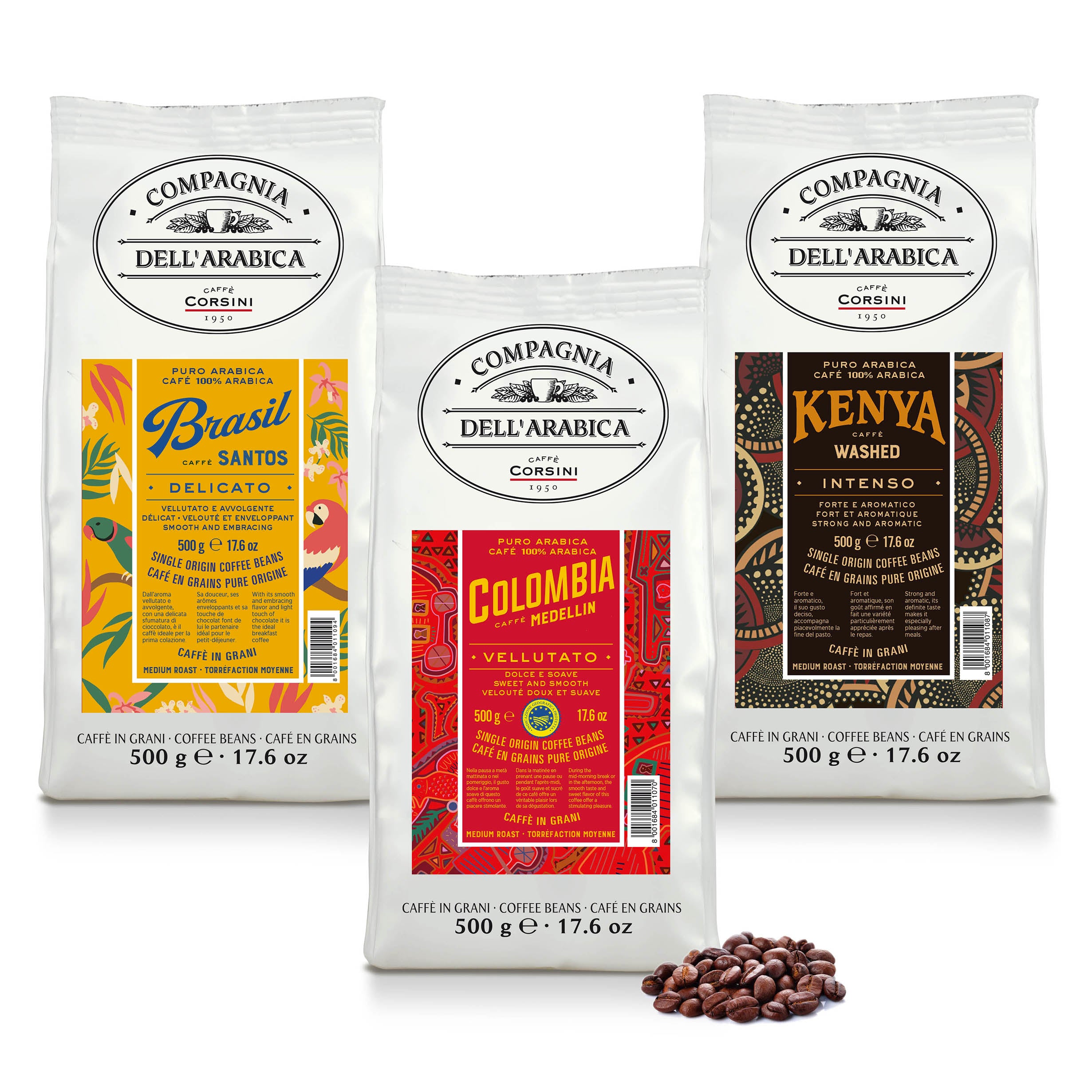 Coffee beans | Best seller | Brazil, Colombia, Kenya | 3…