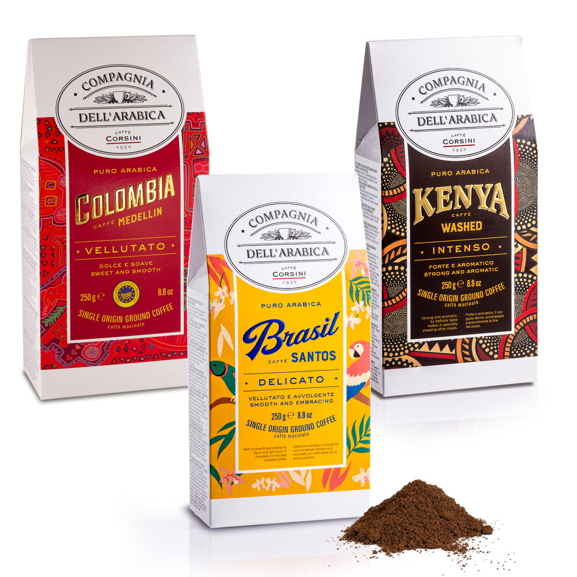 Ground coffee | Best seller | Colombia, Brasil, Kenya |…