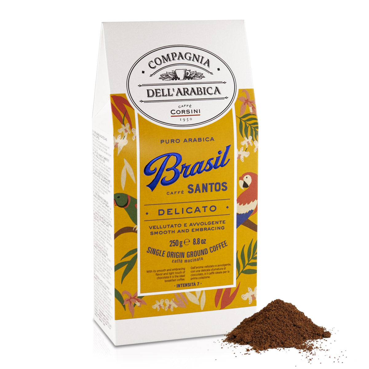 Ground coffee | Brasil Santos | 100% Arabica | 250g pack…